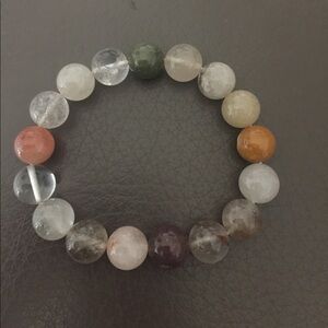 Funky Mixed Stone Stretch Bracelet